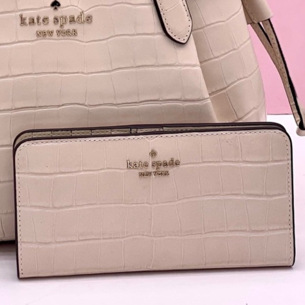 Kate Spade Dumpling Large Slim Bifold Wallet
